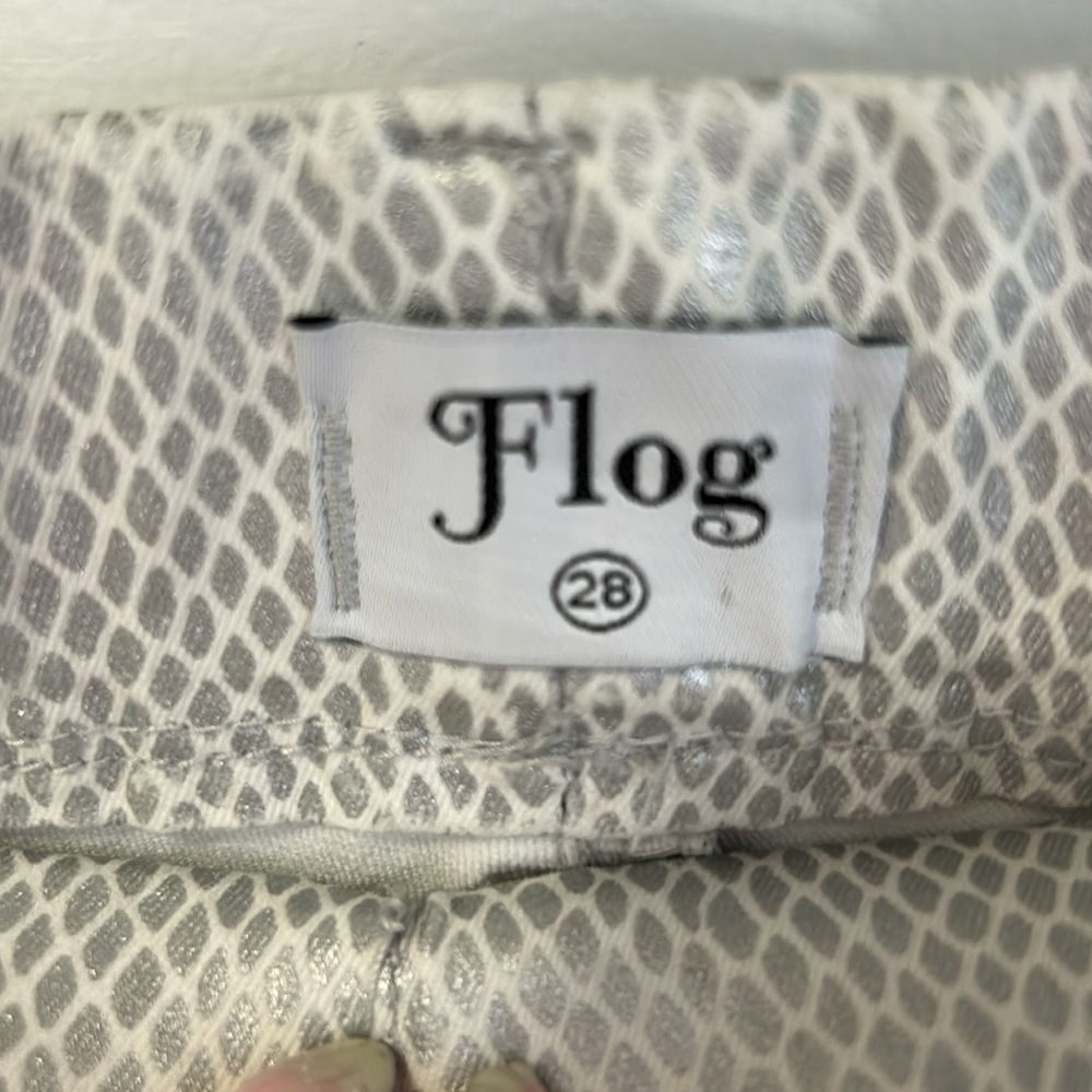 Bevy Flog Nansi Pants Silver Python - image 7